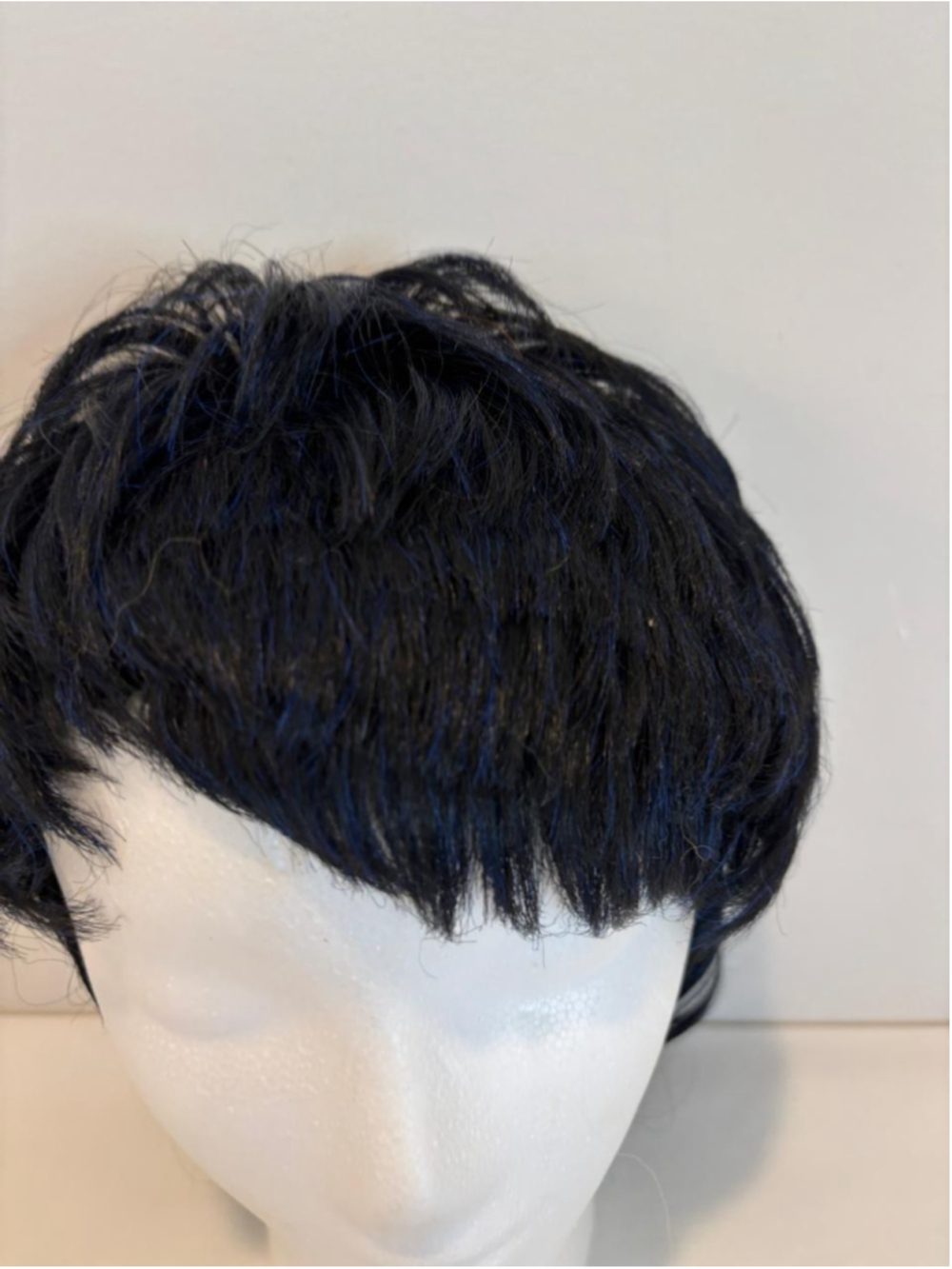 Women's Unbranded Short Black and Blue Wig, One Size #C178 - Picture 2 of 6